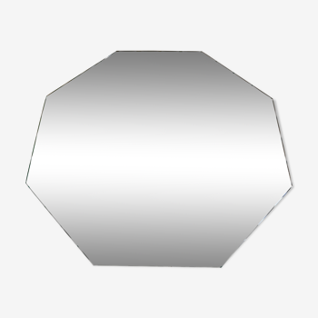 Octagonal beveled mirror 33 x 33 cm