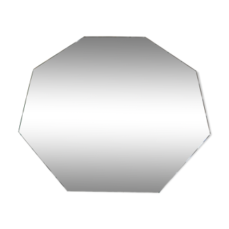 Octagonal beveled mirror 33 x 33 cm