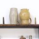 Antique Rustic Farmhouse Folk Art Kitchen Plate Rack / Schelves