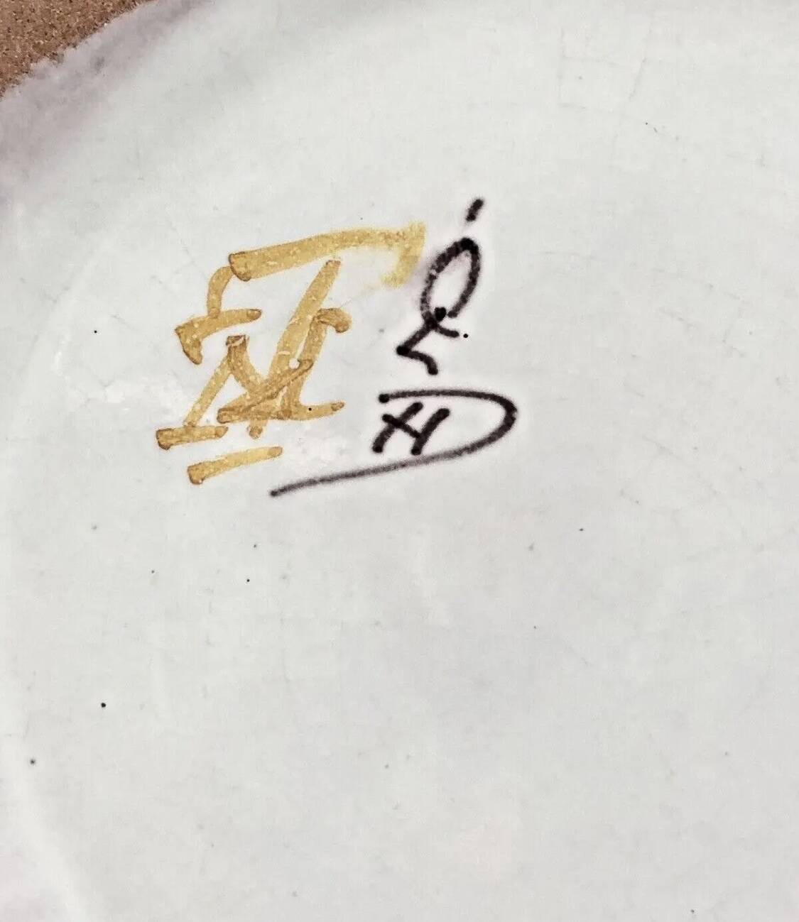 Old openwork bread fruit basket cup Martres Tolosane