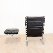 High armchair and ottoman Joker by Olivier Mourgue for Airborn, 1964