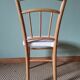Chaises bistrot anciennes blanches