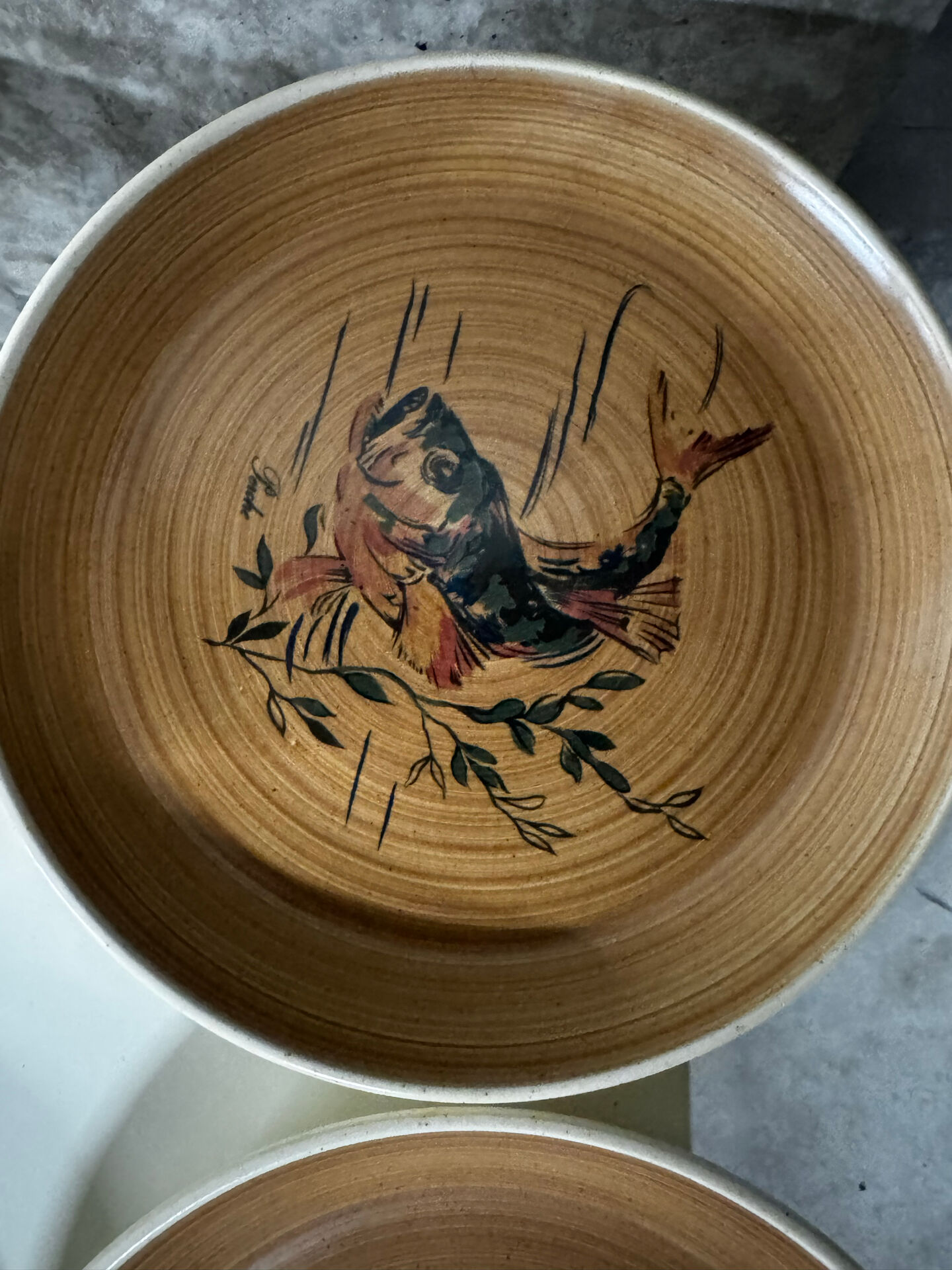 4 assiettes Sarreguemines