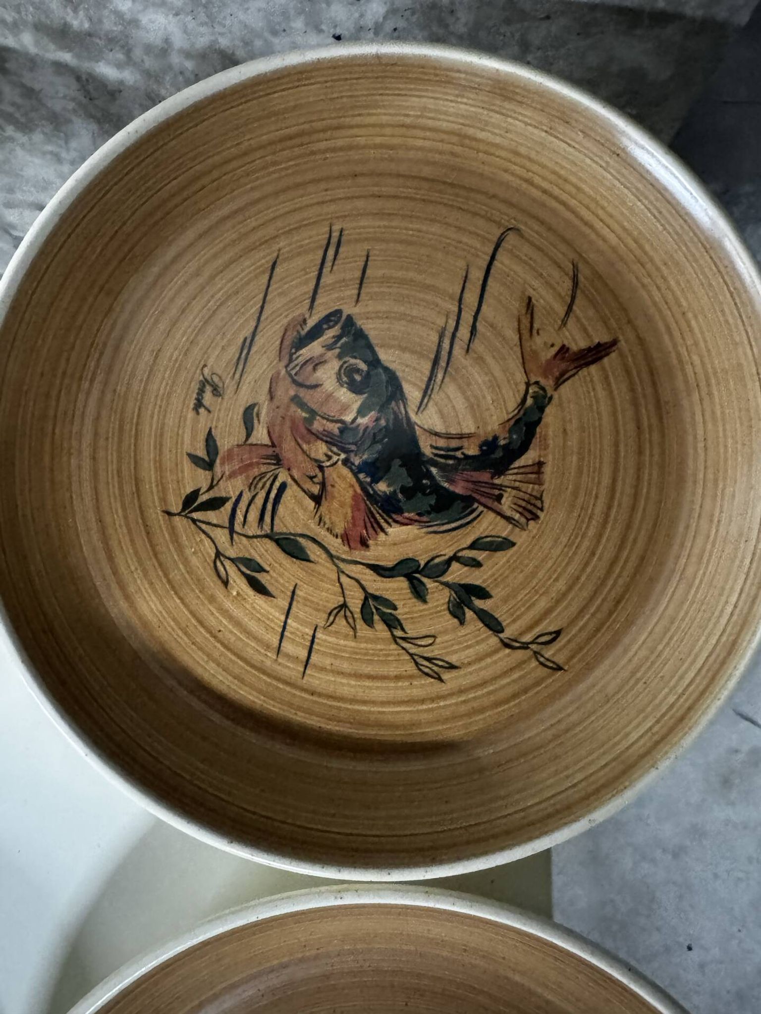 4 plates Sarreguemines