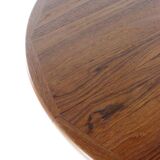 Round 3x extendable dining table 'Hampen' - danish teak mid century modern