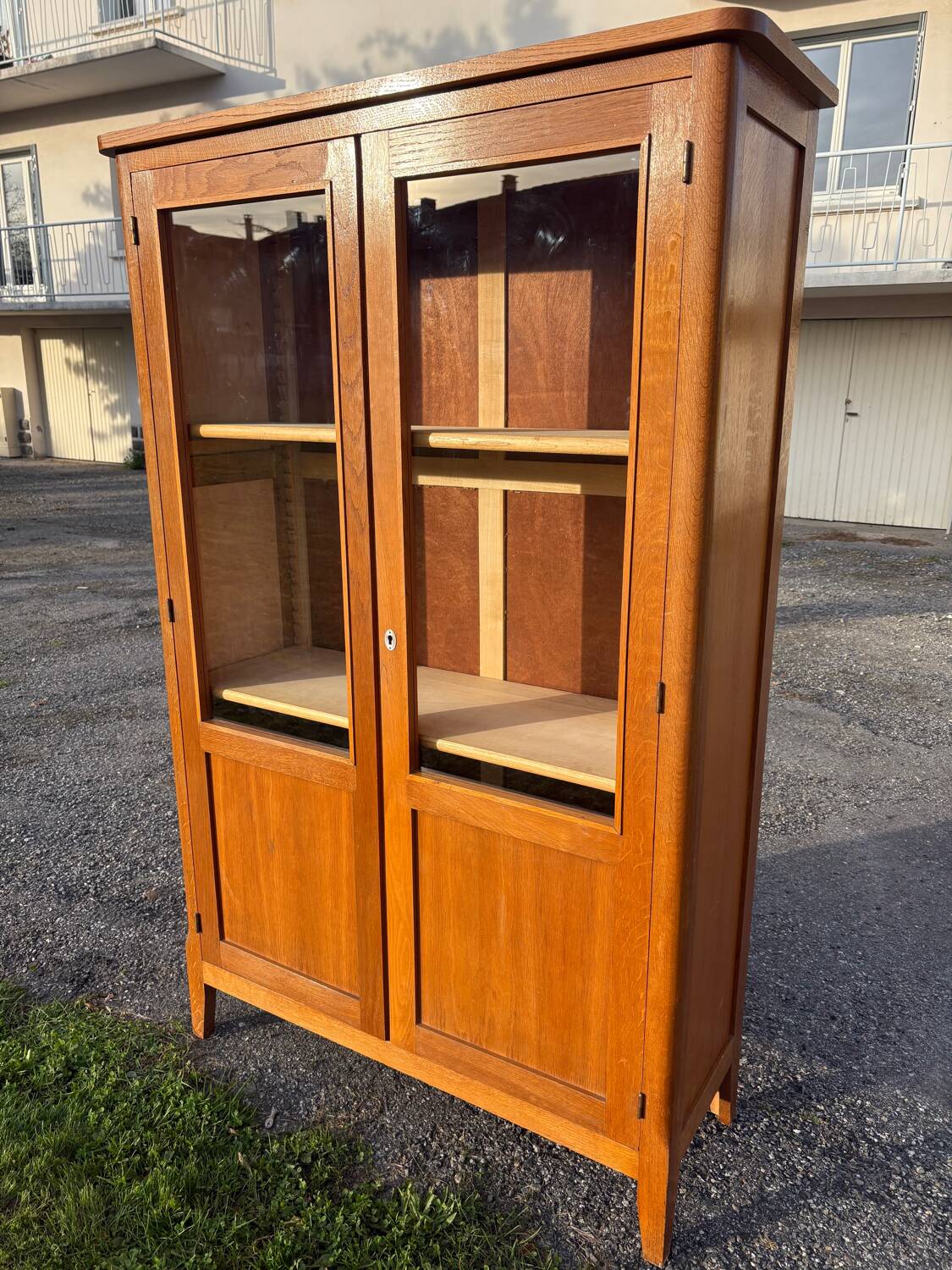 Glass cabinet / School display cabinet 1950