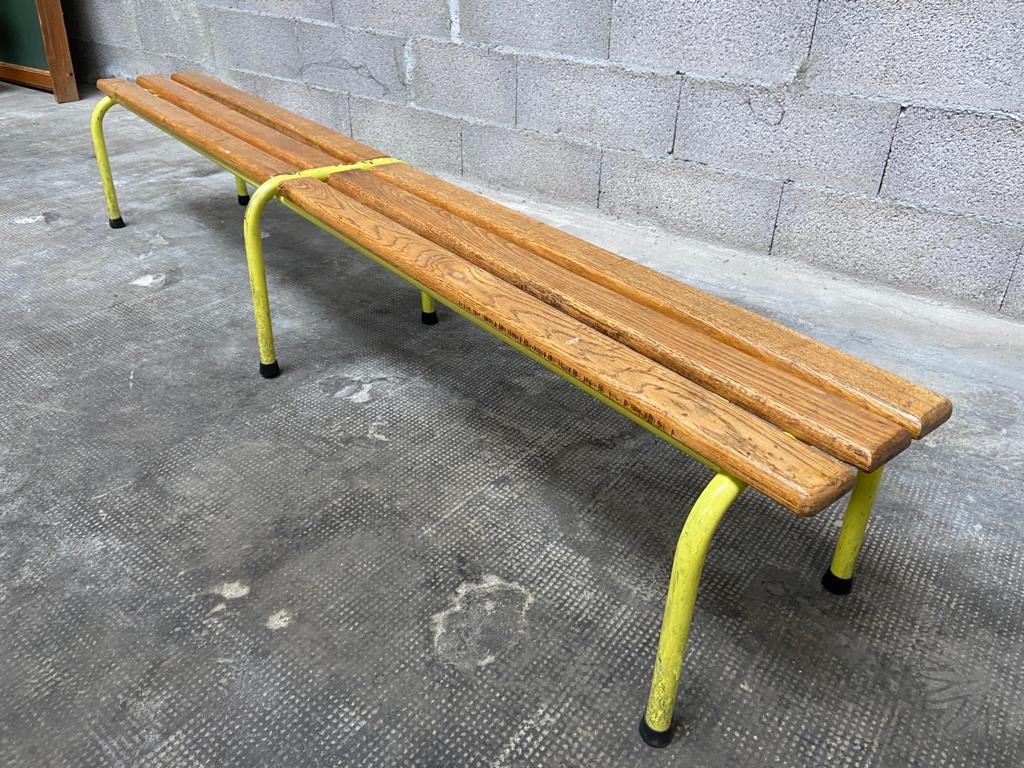 Vintage Mullca school bench