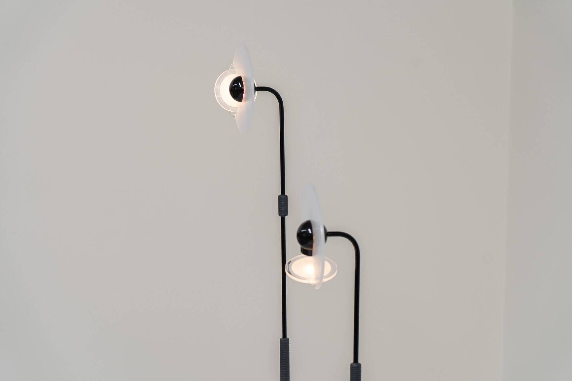 Pair of “Club 1095” floor lamps by Giuseppe Ramella for Arteluce