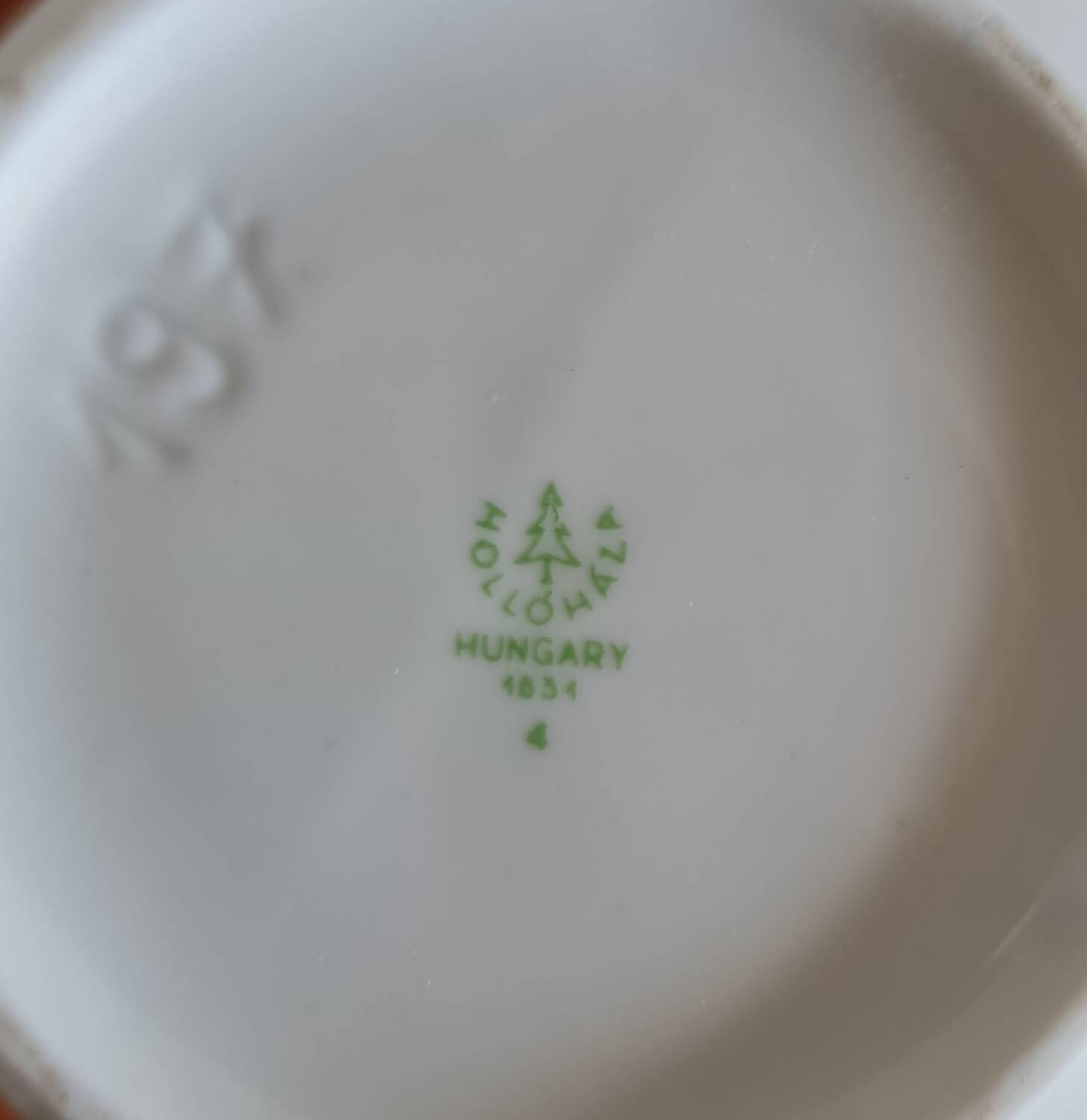 Hollóháza porcelain coffee service, Hungary 1970