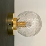 Wall lamp vintage glass globe