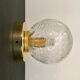 Wall lamp vintage glass globe