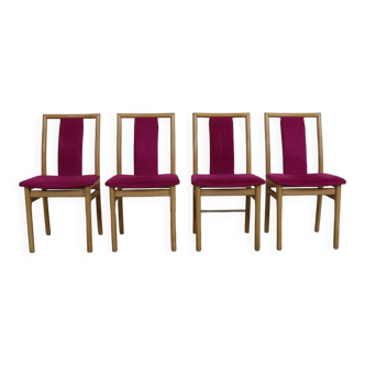Danish Chairs by K. Høffer-Larsen, 1980s, Set of 4