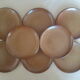 Set of 8 vintage brenne stoneware flat plates