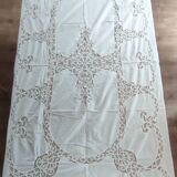 Ancienne nappe + 10 serviettes linge de table