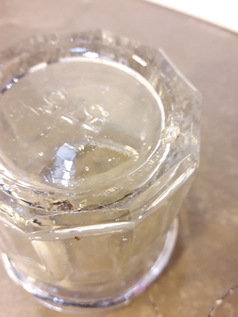 Jam jar XIXth glass -