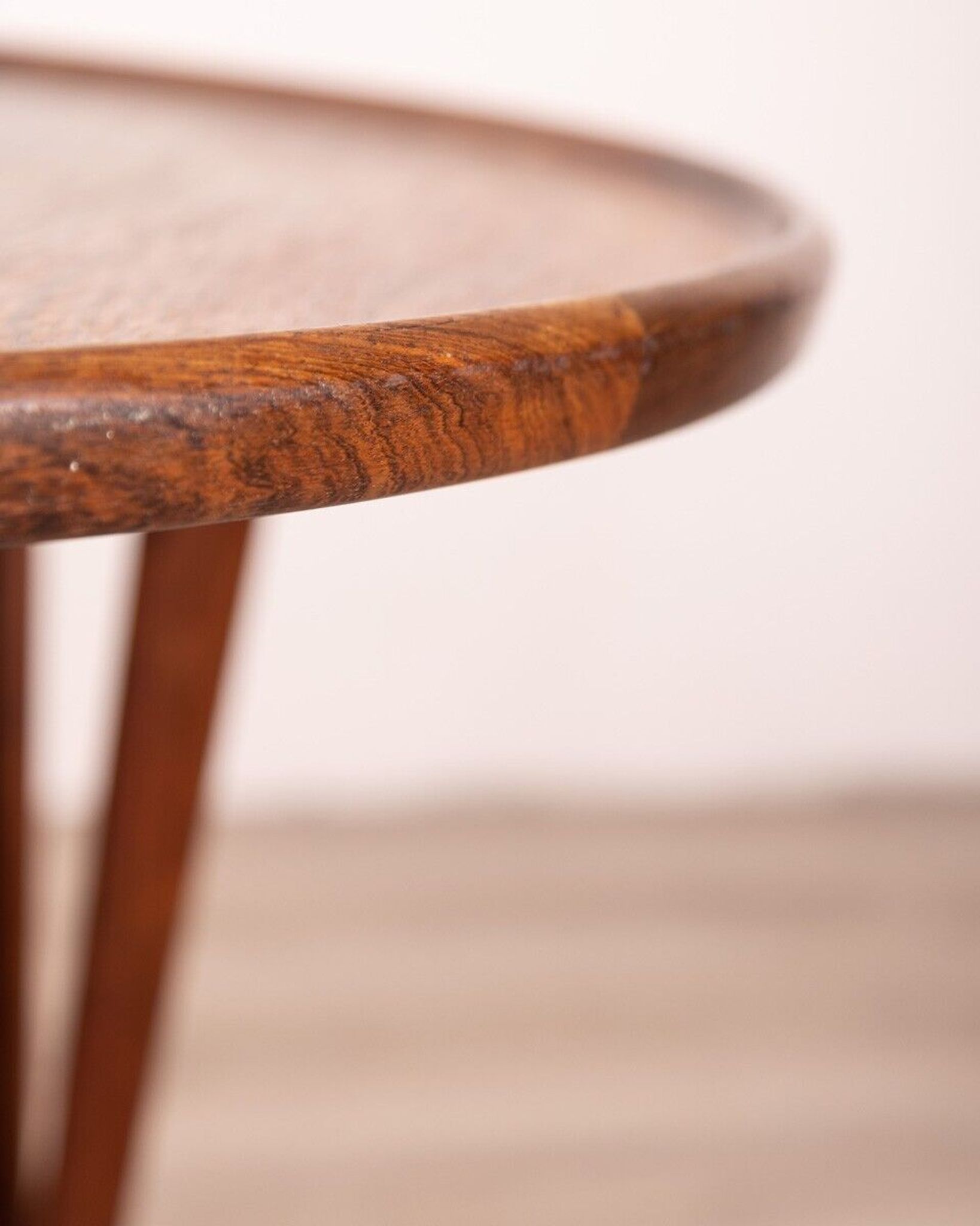 Table basse vintage en palissandre des années 1950 Design Tove & Edvard Kindt-Lars