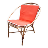 Rattan armchair