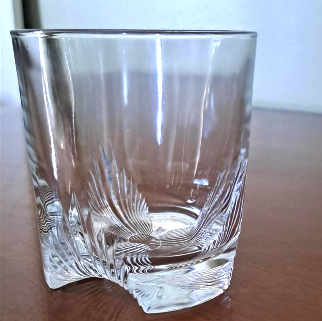 4 verres à whisky en cristal