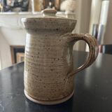stoneware teapot and cups