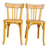 Pair of Baumann bistro chairs