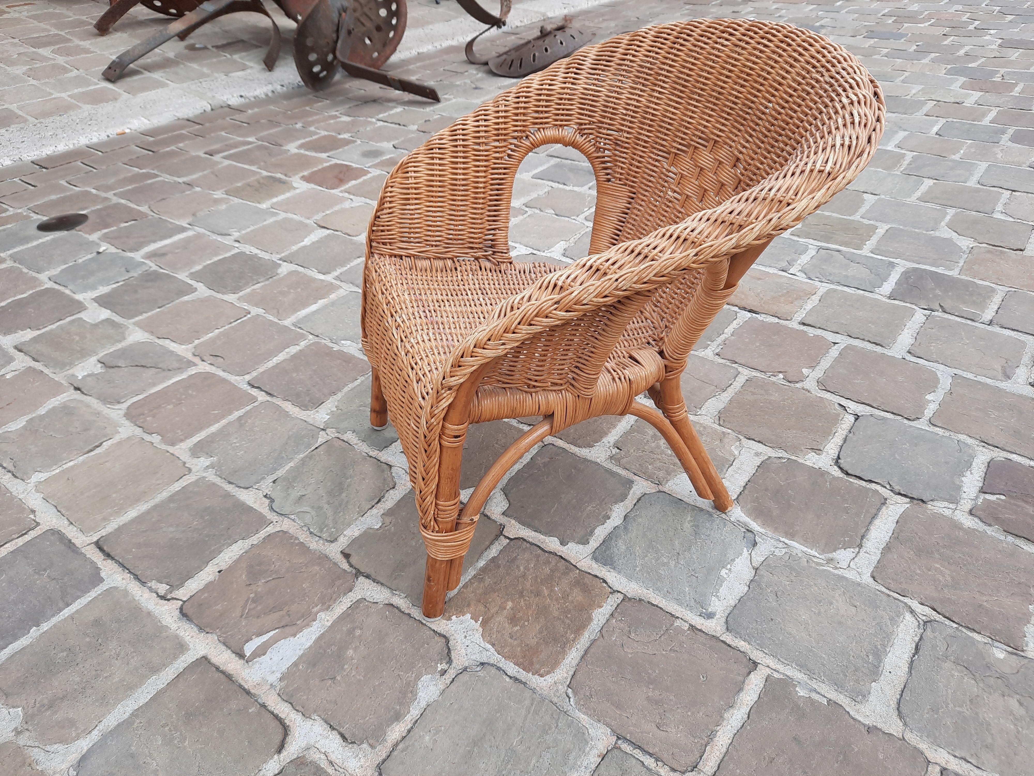 Child rattan chair