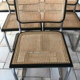 Suite de 6 chaises Marcel Breuer modèle cesca b32