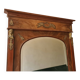 19th century Rmpire style mahogany trumeau mirror
