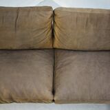 Pair of Rosenthal Studio Line Model Hombre Leather Sofa by Burkhart Vogtherr, Germany 1975