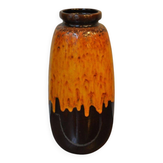 Large Fat Lava Vase W-Germany