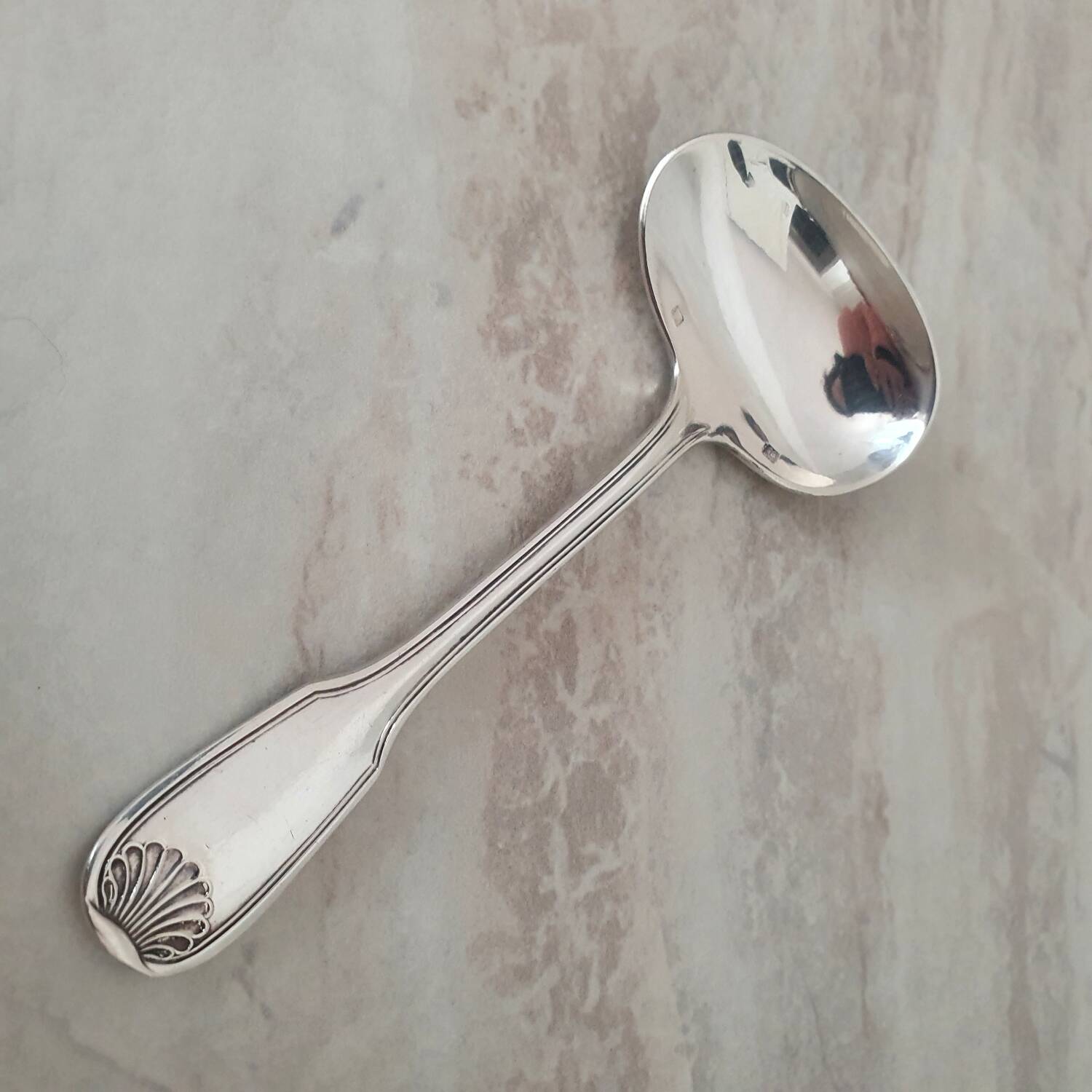 Saint Medard silver-plated porridge spoon