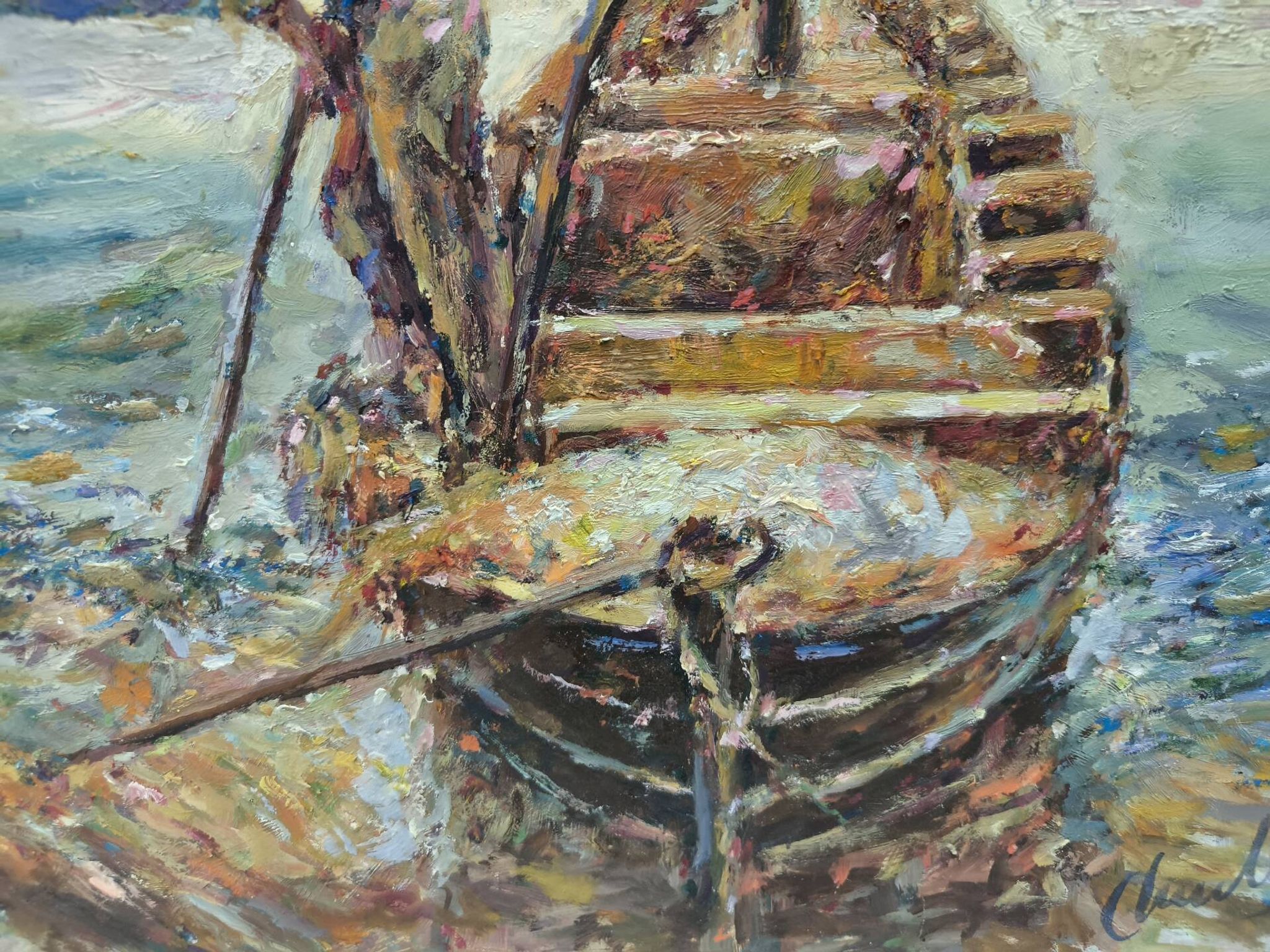 Venetian oil painting on canvas