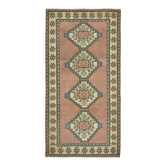 Turkish Vintage Anatolian Rug 104 cm x 196 cm