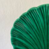 Empty ceramic pocket scallop shell