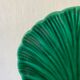 Empty ceramic pocket scallop shell