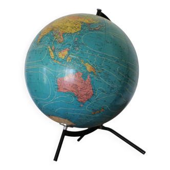 Terrestrial globe cardboard TARIDE 1979