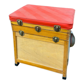 Vintage fisherman's seat box