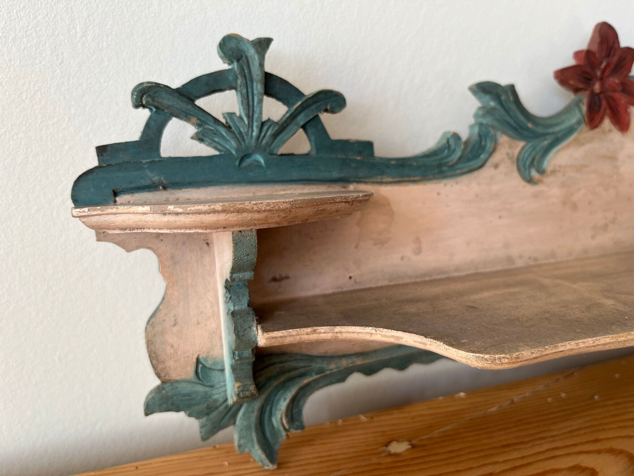 Old wall shelf
