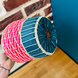 Demijohn scoubidou vintage