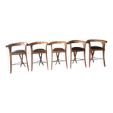 5 chaises hautes Art Déco, années 30 - Casino de Biarritz