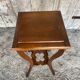 Vintage Carved Wood Side Table Plant Stand #D996