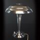 Lampe champignon en chrome Art Déco