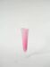 Small opaline vase, candy pink with opalescent feet, 1960.