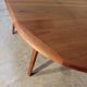 Scandinavian vintage teak dining table with 2 extension cords hidden by Svend Aage Madsen for Knudsen - Son, Denmark