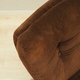 Corduroy armchair, Swedish design, 1960s, production: Sweden