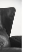 DS-23 leather lounge wing chair by Franz Josef Schulte for De Sede,1980