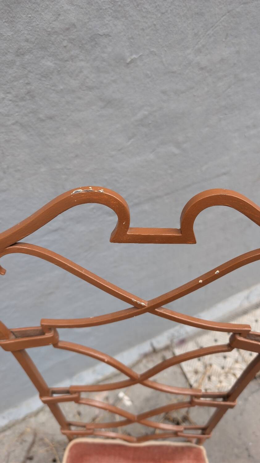 Wrought iron chair