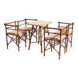 Austrian bamboo set by J. Kothgassner – Bambus & Phantasie-Möbel, Set of 5 (MK9257)