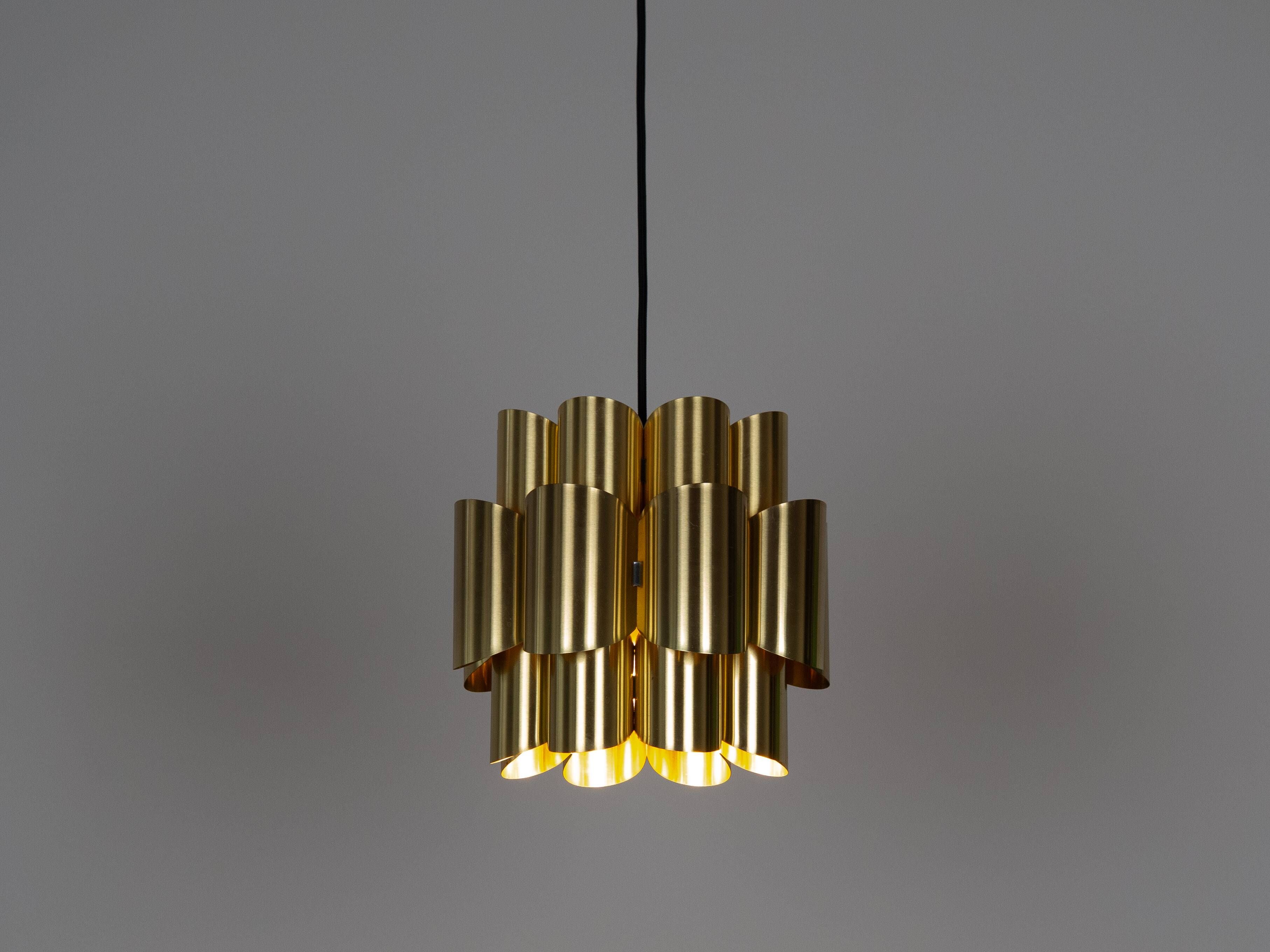 Pair of 2 Danish vintage pendant lamps by Werner Schou, 1960s