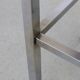 4x Chrome and Leather Bar Stools, 1980s