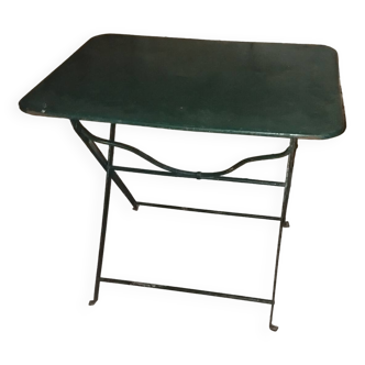 Table pliante fer forgé bistrot jardin